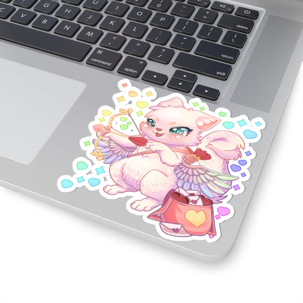 Cupid the Cat Sticker