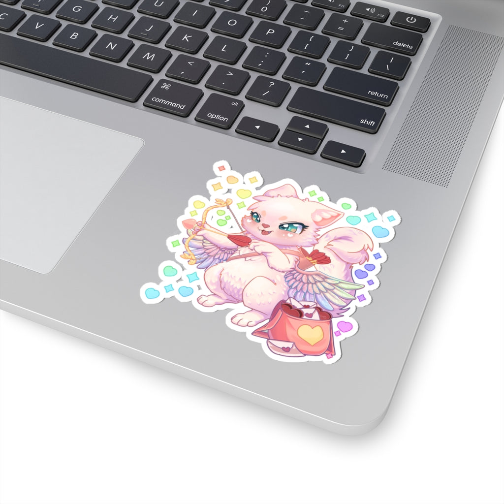 Cupid the Cat Sticker