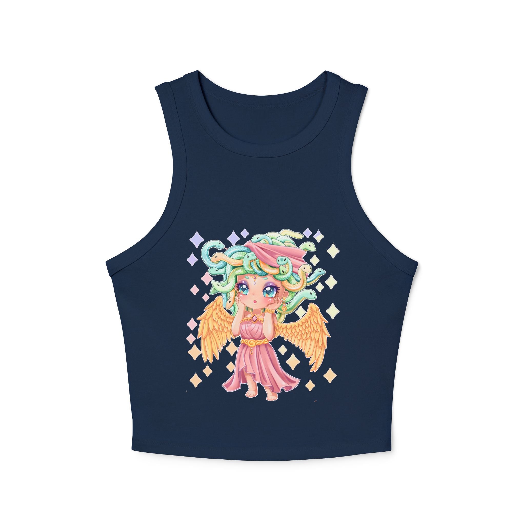 Ginny the Gorgon Racer Tank Top