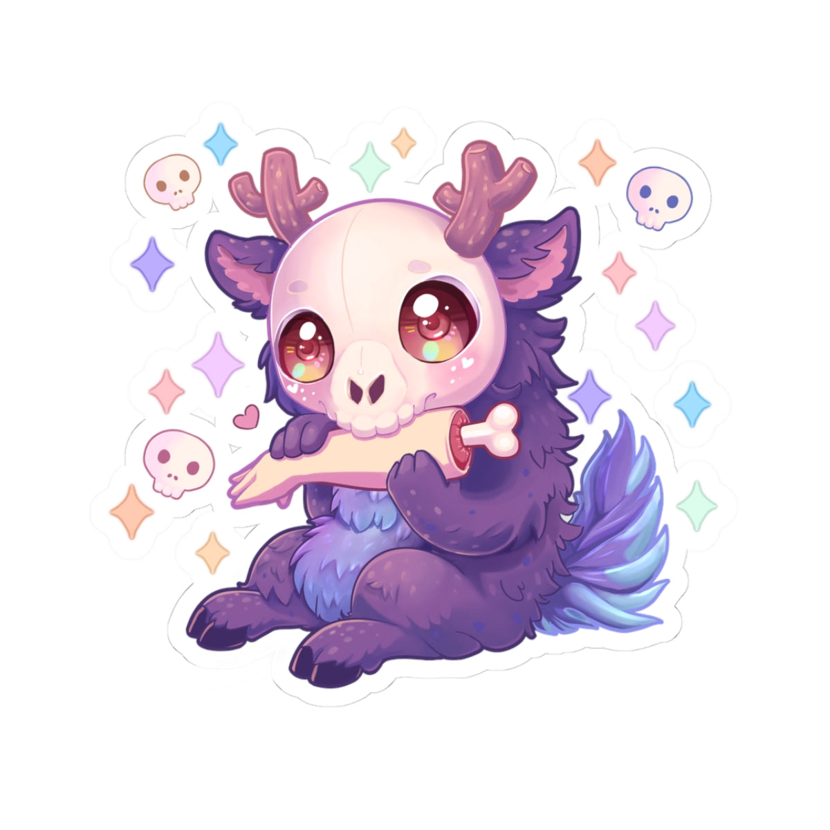 Indigo the Wendigo Sticker