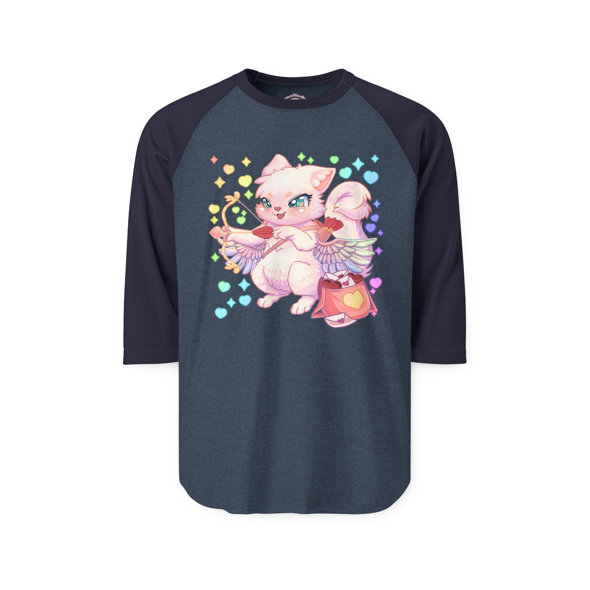 Cupid the Cat Raglan Shirt