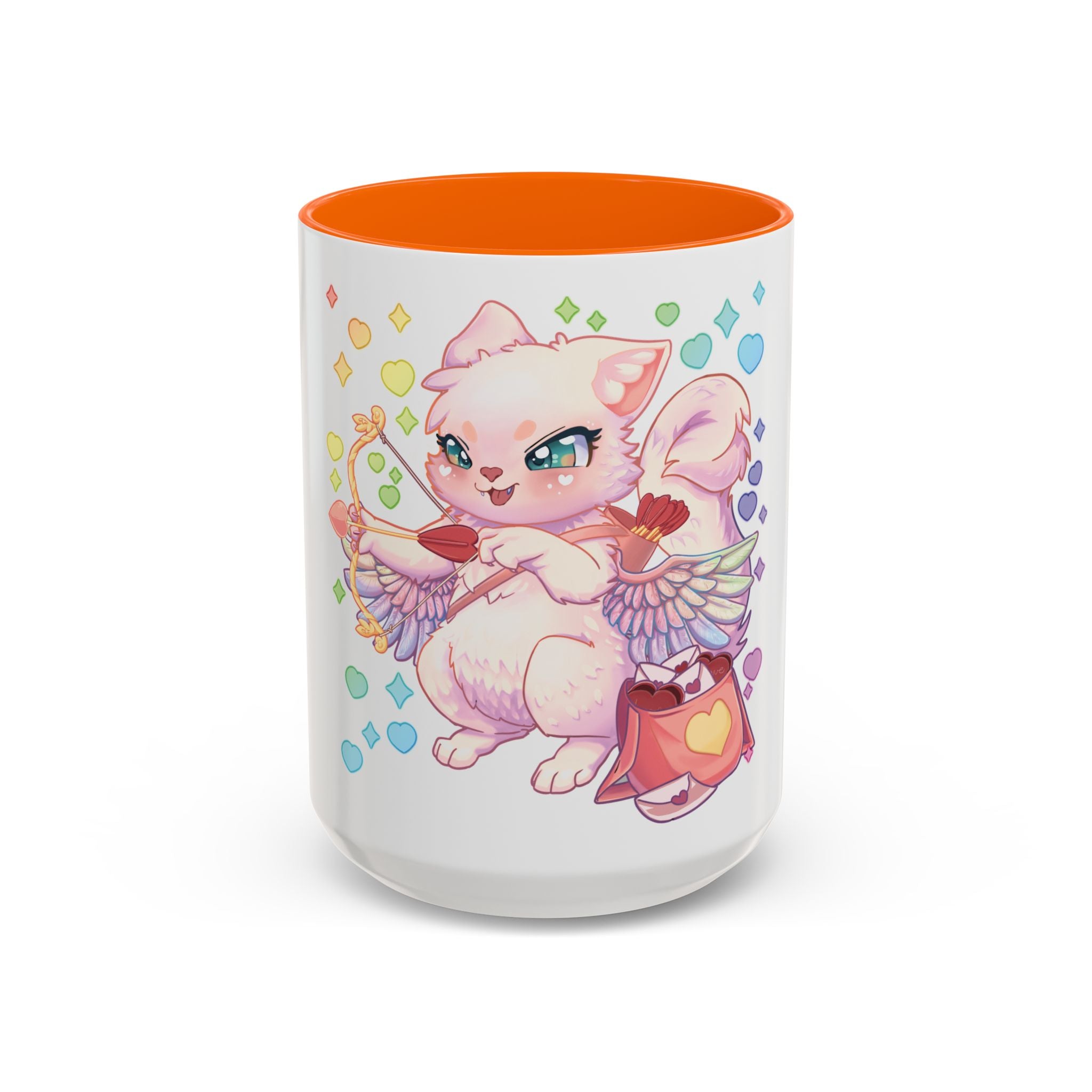 Cupid the Cat Accent Coffee Mug (11/15 oz)