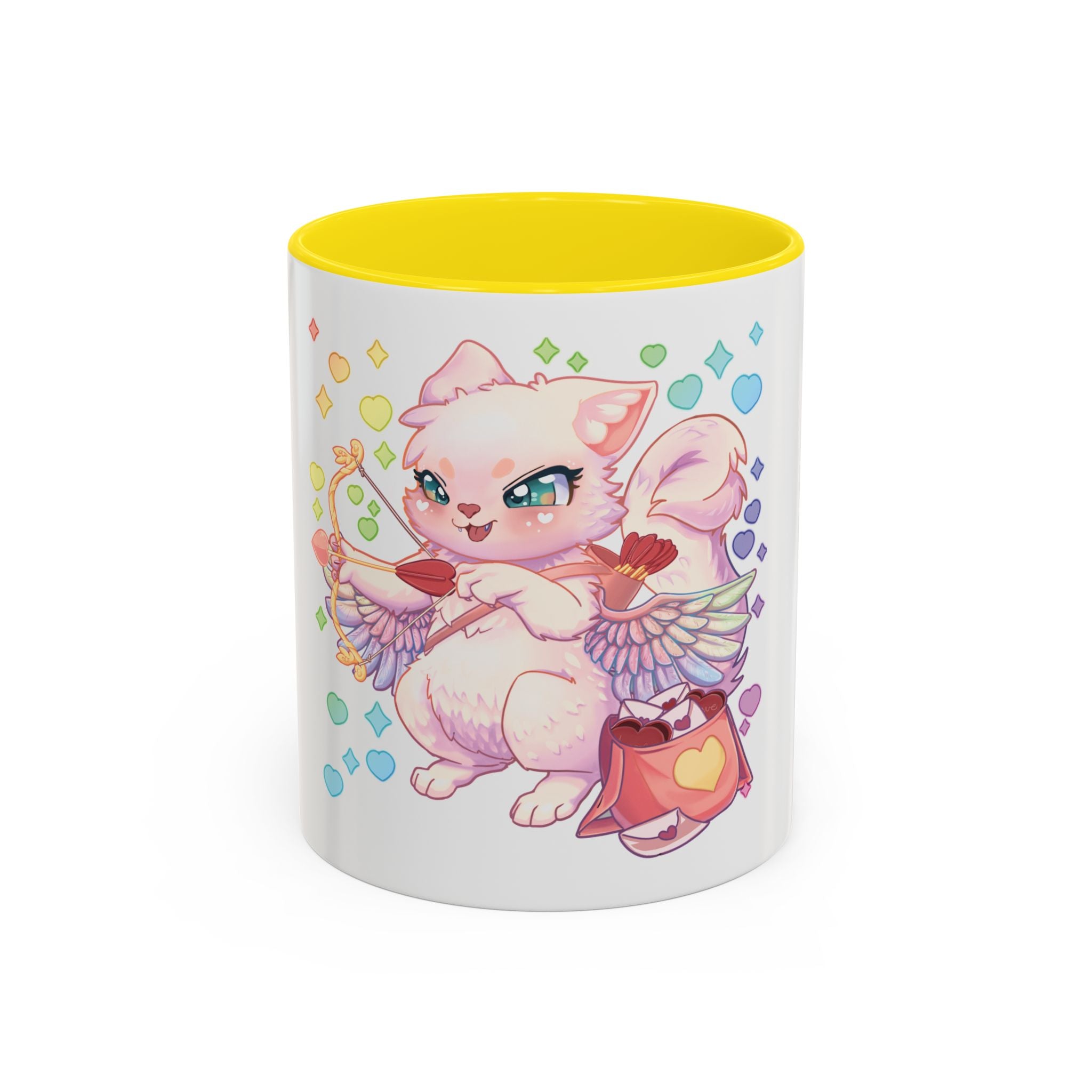 Cupid the Cat Accent Coffee Mug (11/15 oz)