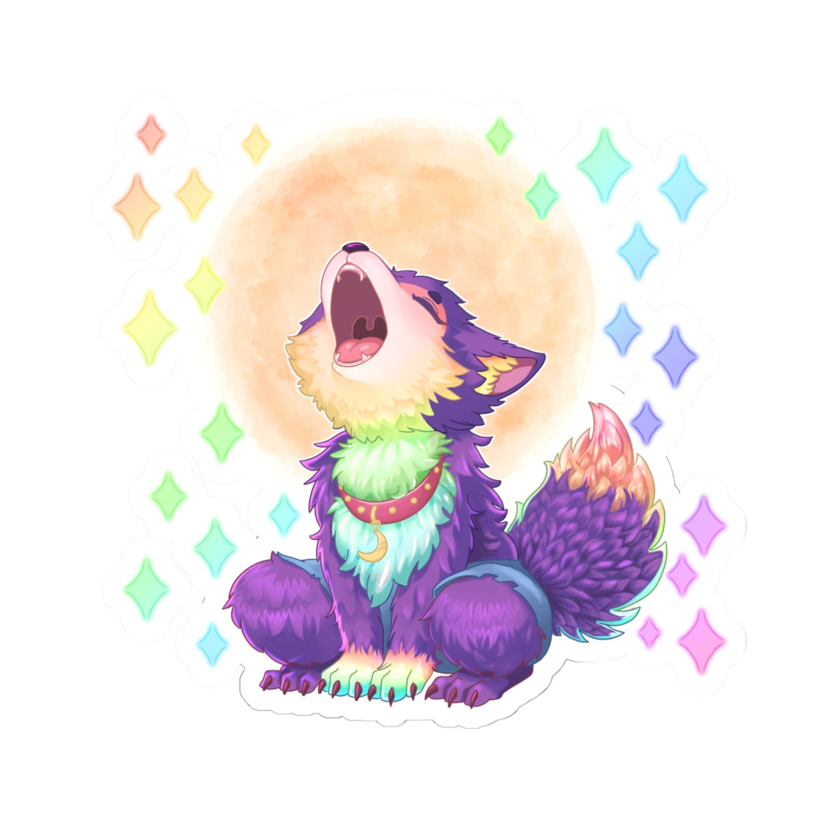 Nova the Werewolf Sticker