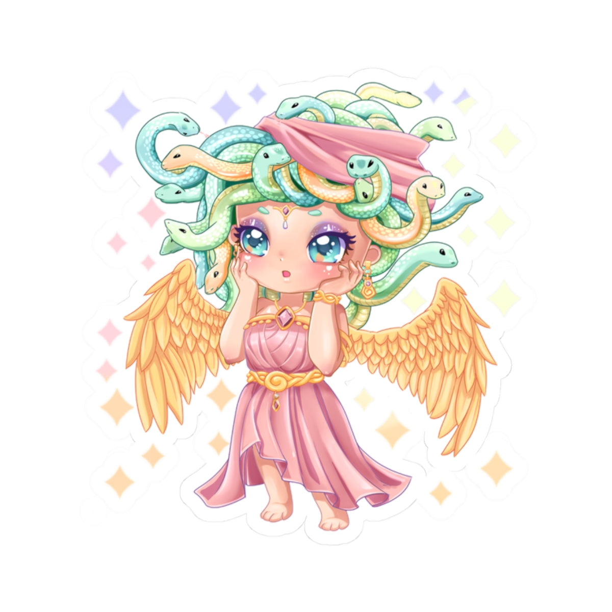 Ginny the Gorgon Sticker