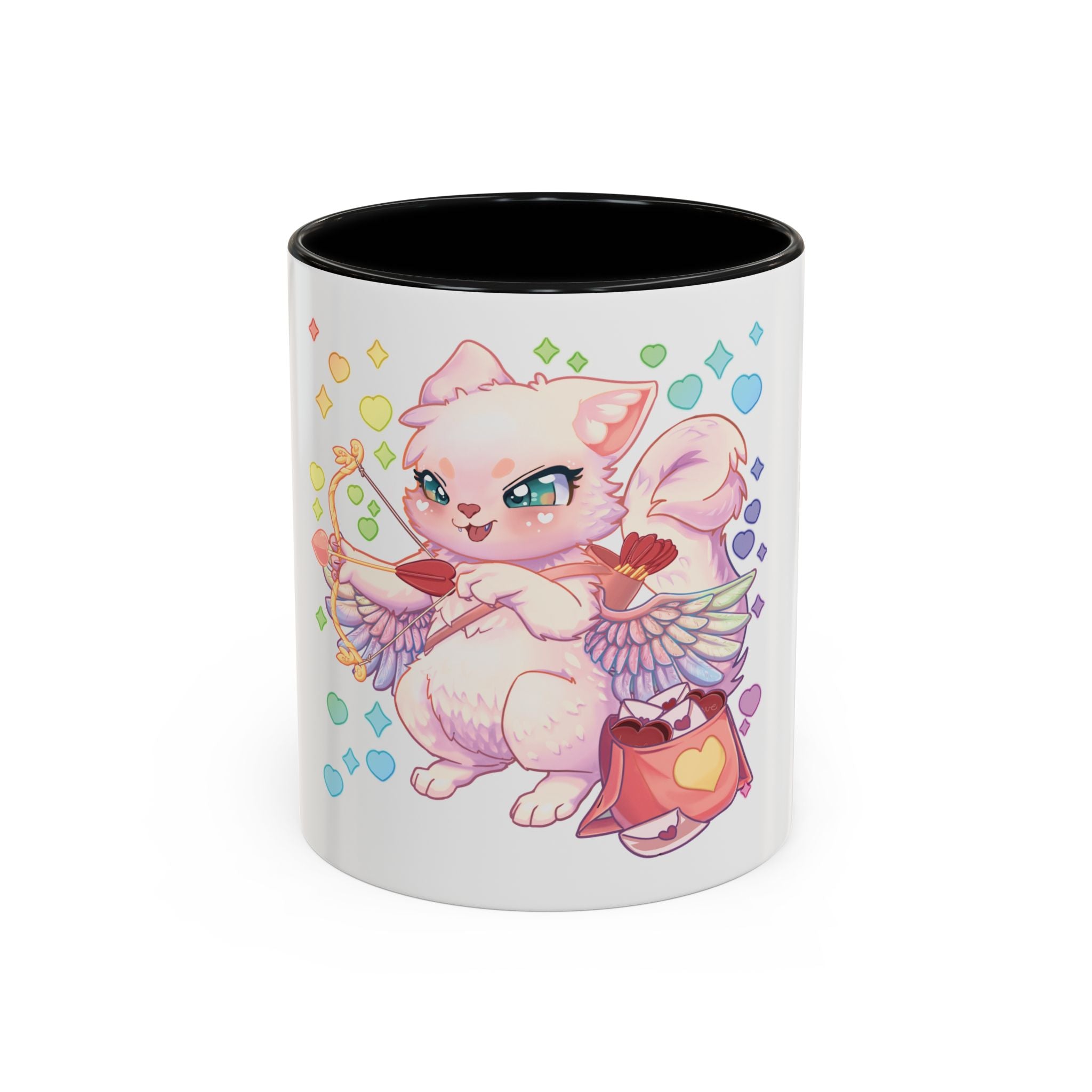 Cupid the Cat Accent Coffee Mug (11/15 oz)