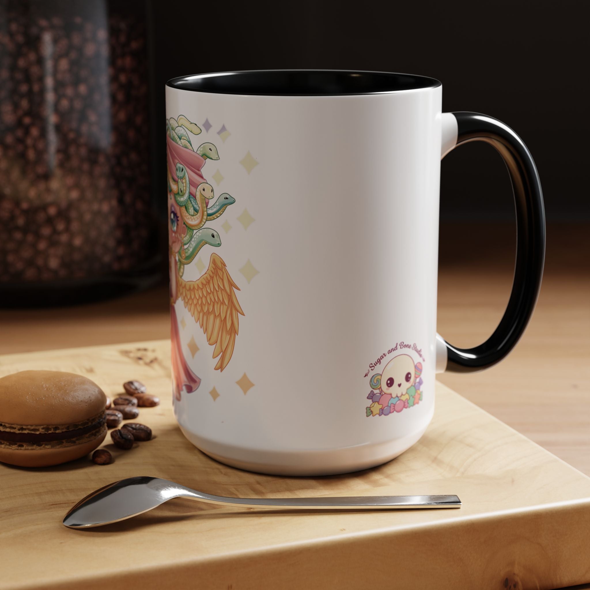 Ginny the Gorgon Accent Coffee Mug (11/15 oz)