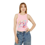 Cupid the Cat Racer Tank Top
