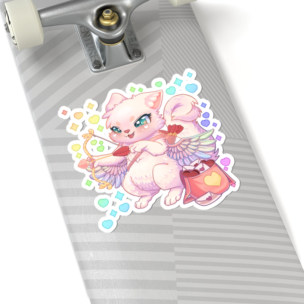 Cupid the Cat Sticker